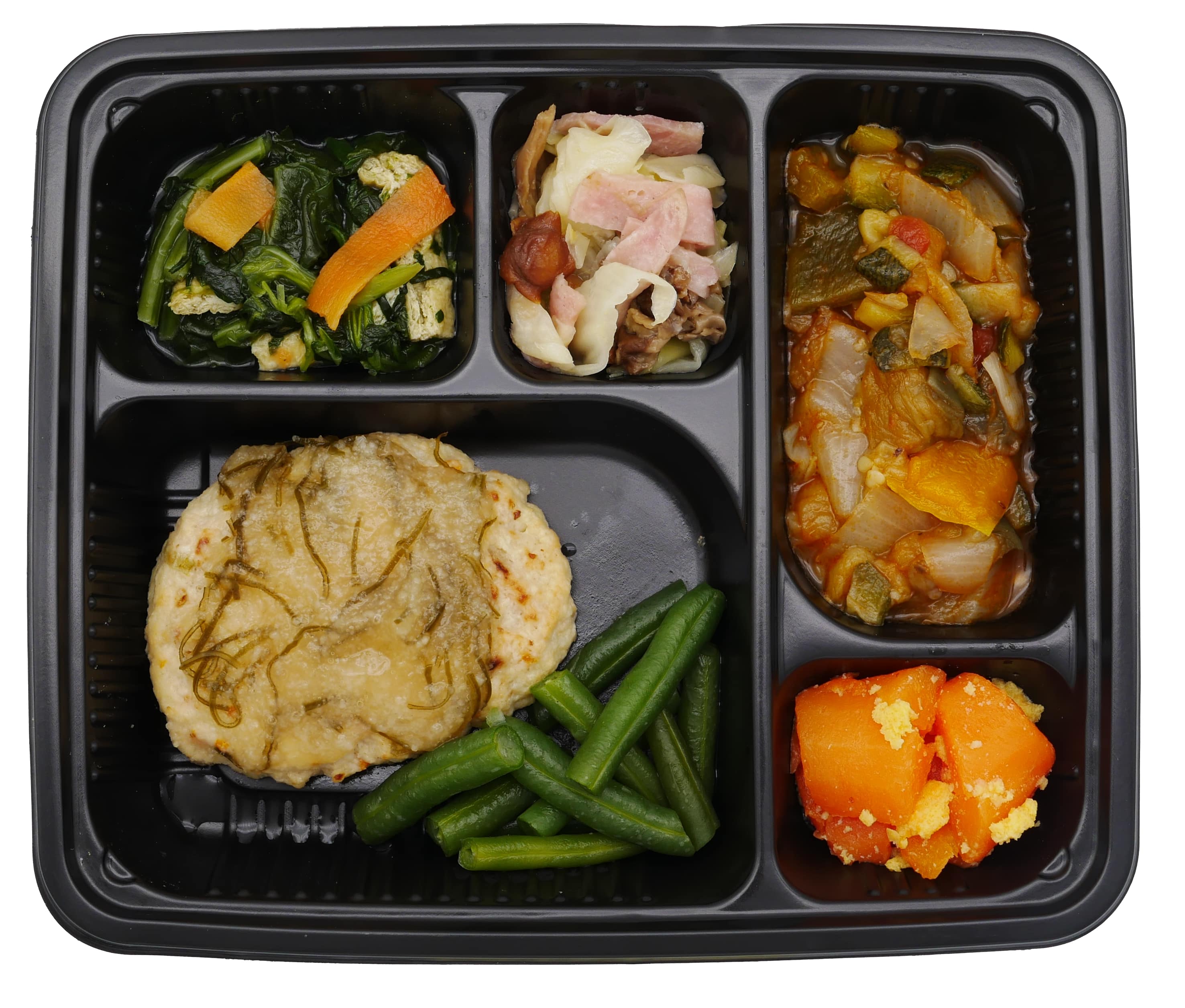 野菜ハンバーグのおろし昆布あん