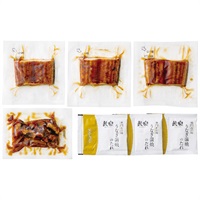 九州産うなぎ蒲焼切身3枚＆めしの具(ごぼう入)セット