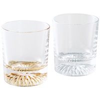 オールドグラスペアセット ゴールド＆シルバー