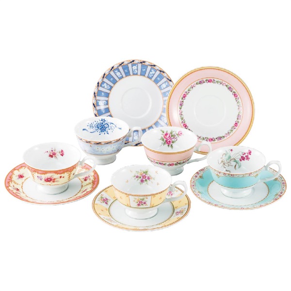 ナルミ フローラルブティック 5客アソート碗皿 | タイヘイのギフト 