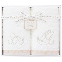 フェイスタオル2枚セット ホワイト