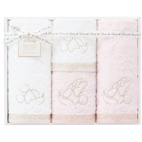 フェイス・ウォッシュタオルセット ピンク